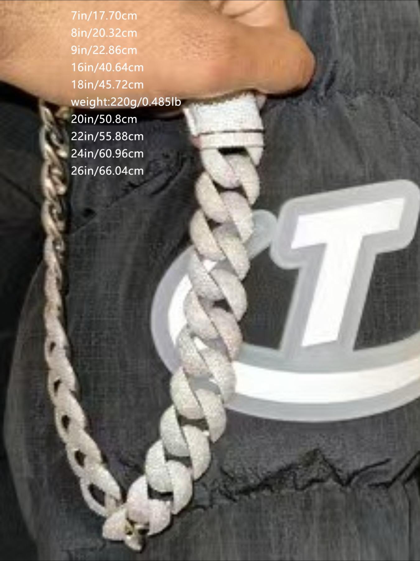 Streetwear Brand Jewelry - Łańcuch Miami Plain Cuban o grubości