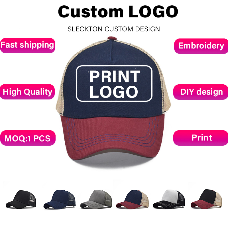 Stussy Bucket Hat - SLECKTON Niestandardowe LOGO Haftowana czapka z