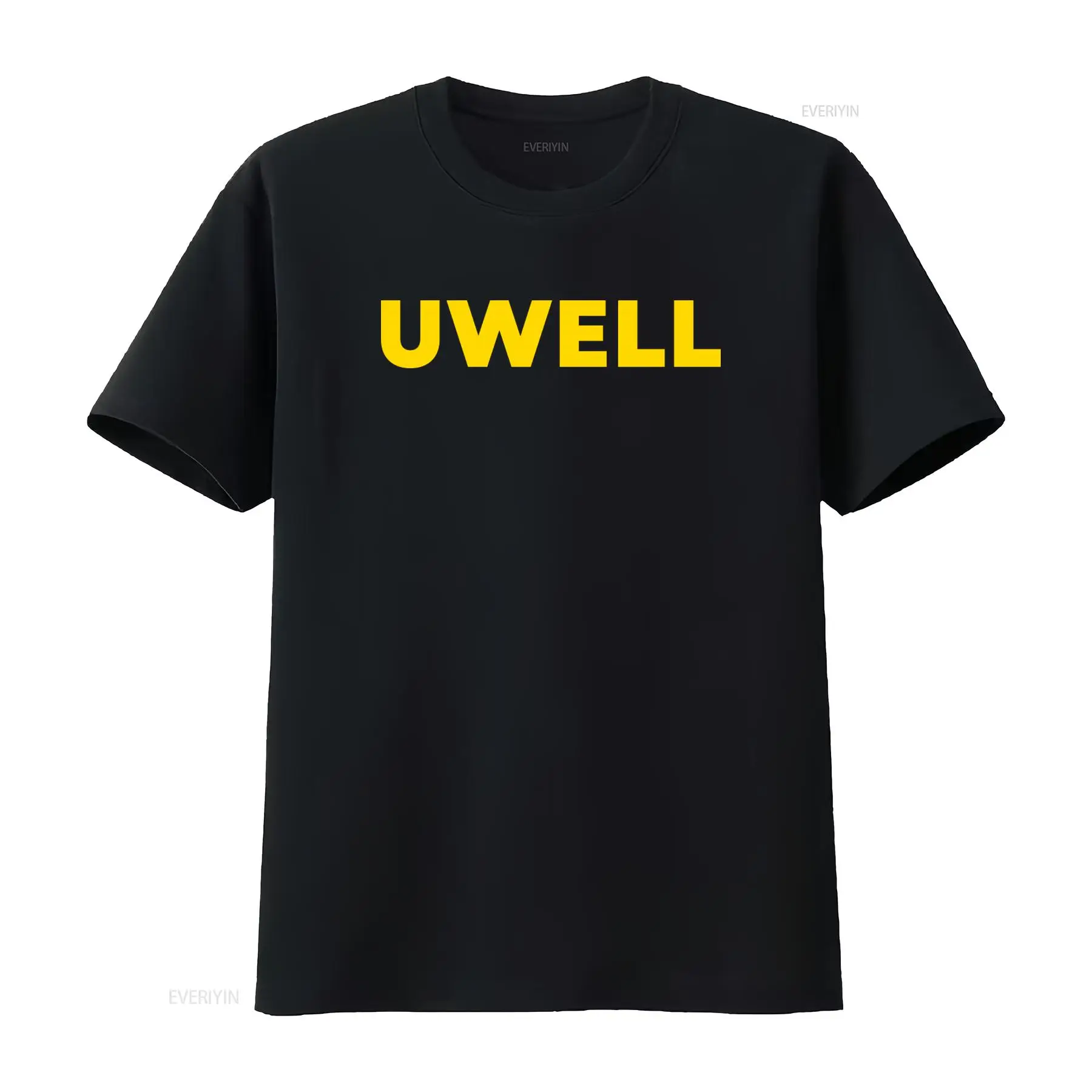 Yellow Streetwear Brand - Koszulka Uwell Brand z żółtym, wyrazistym