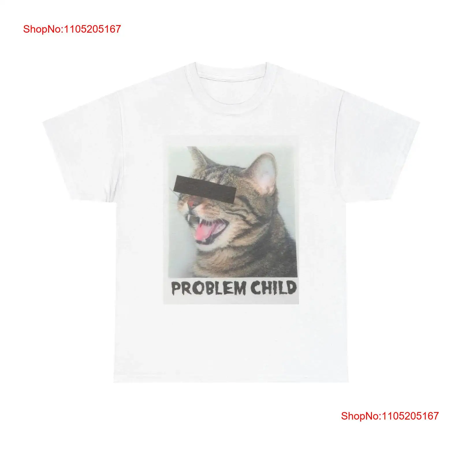 Streetwear Brand Cat - Koszulka Problem Child Funny Cat, gruba