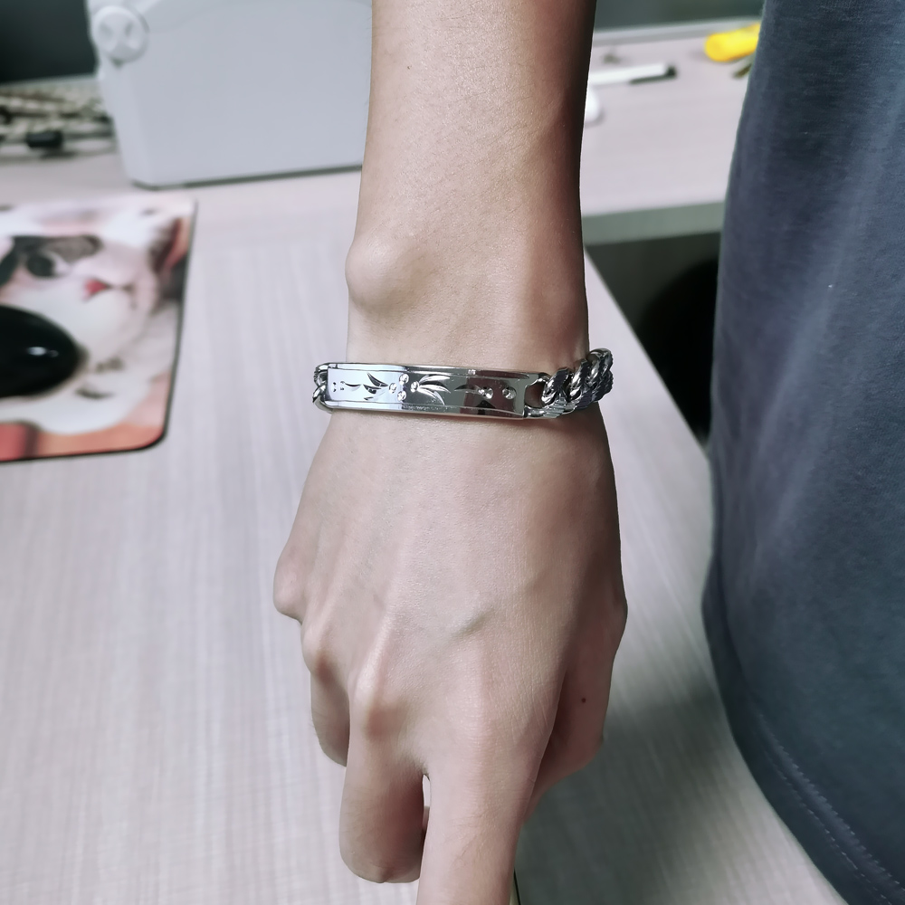 Streetwear Brand Jewelry - Bransoletka męska w stylu vintage hip-hop