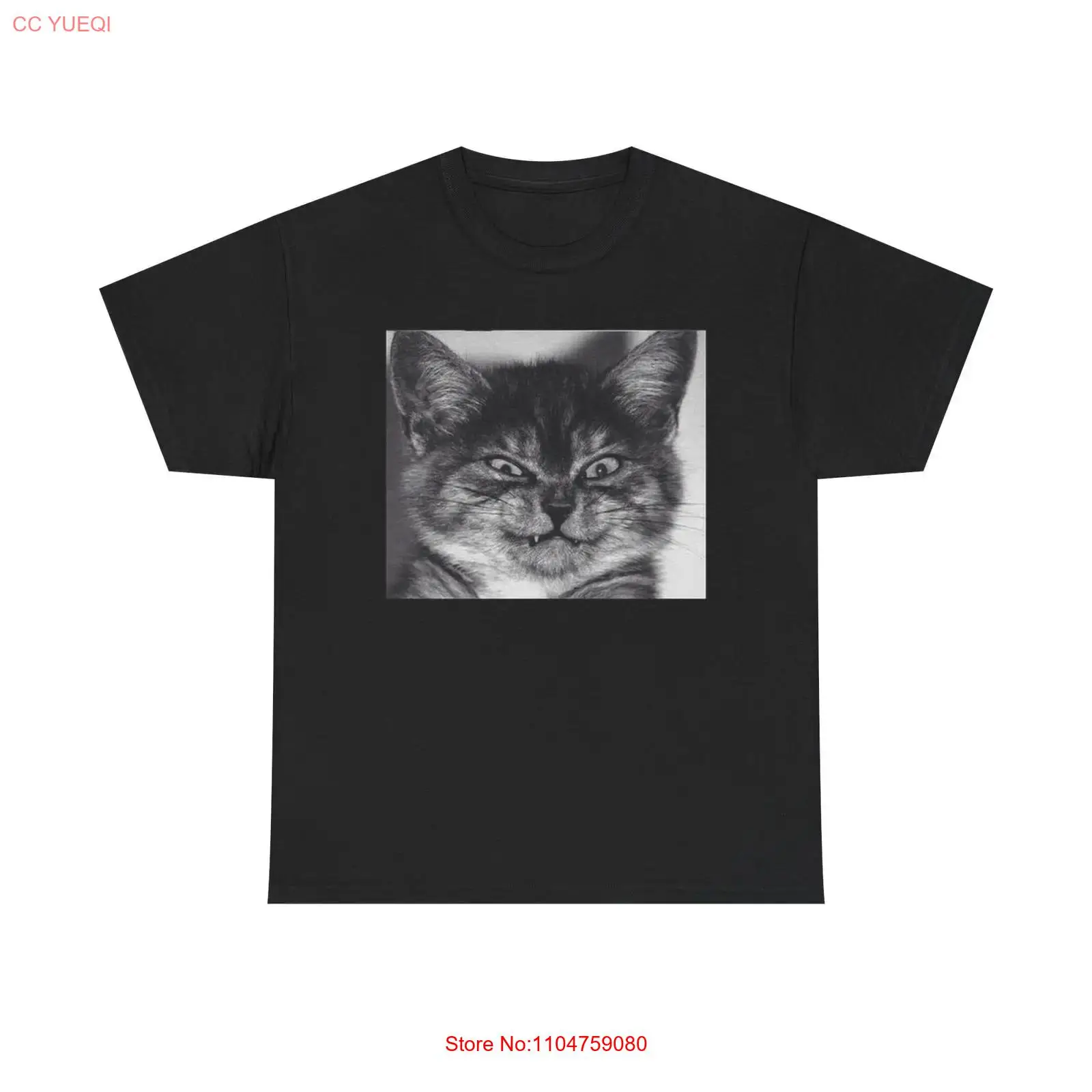 Streetwear Brand Cat - Zabawna koszulka z kocim pyszczkiem, NOWA,