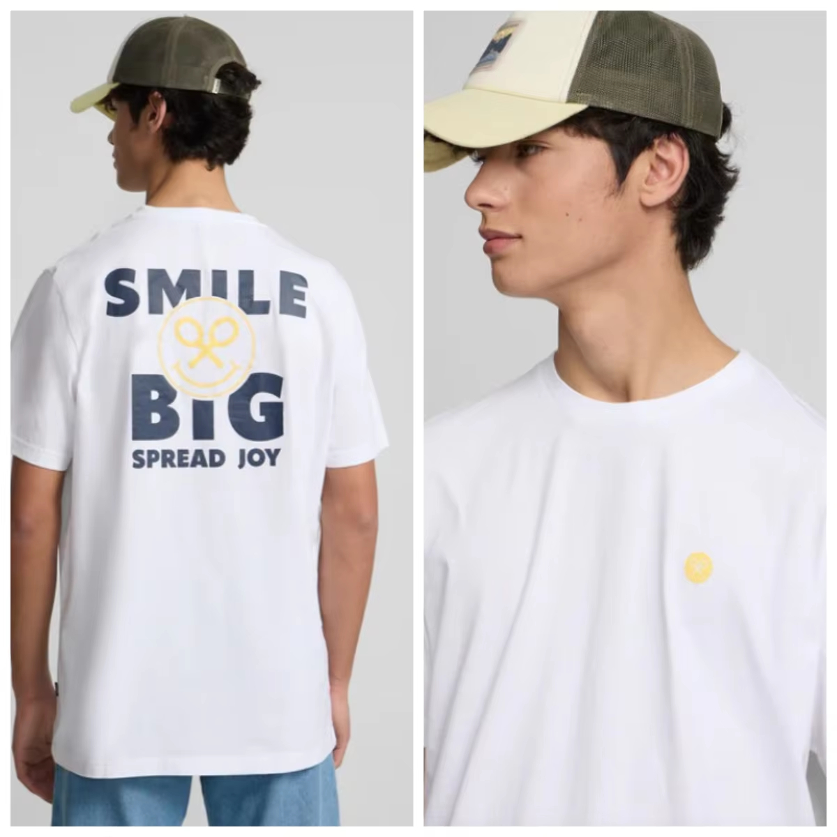 Streetwear Brand Trends - SPREAD JOY Kolekcja Tenisowa Modna Koszulka