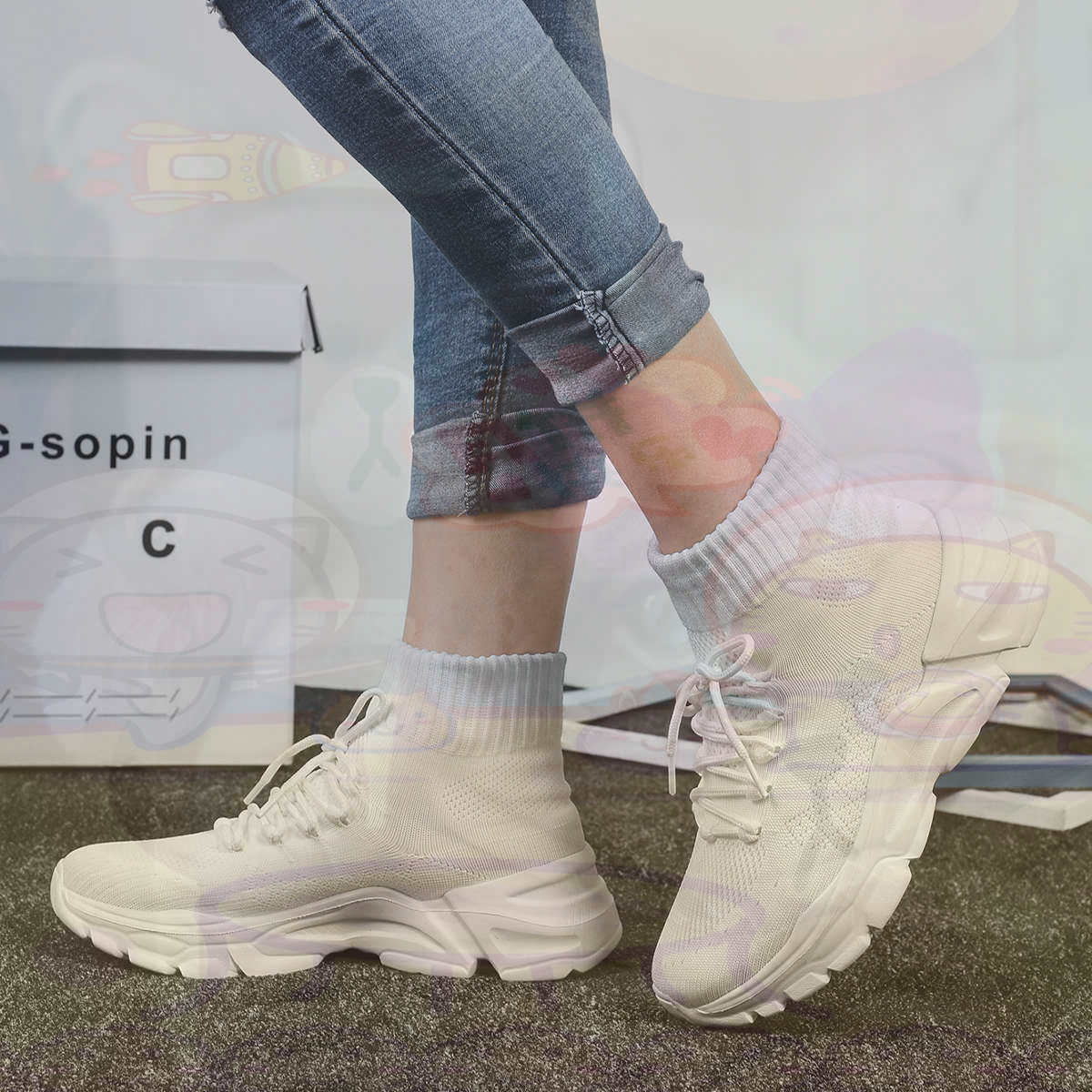 Streetwear Brand Italy - Zwiększa wysokość Sumer Koszykówki Koszykówka Damskie
