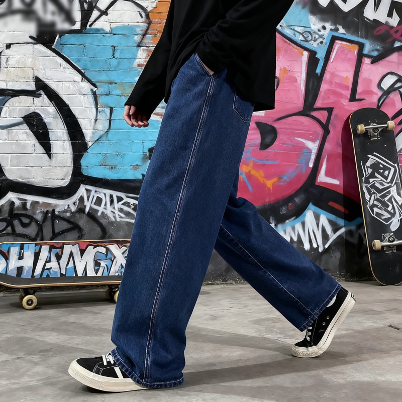 2026 Nowe luźne jeansy męskie  – Streetwear Clothing Brand recenzja i cena