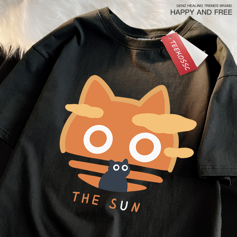 The Sun Orange Cat Fun Japanes – Streetwear Brand Cat recenzja i cena