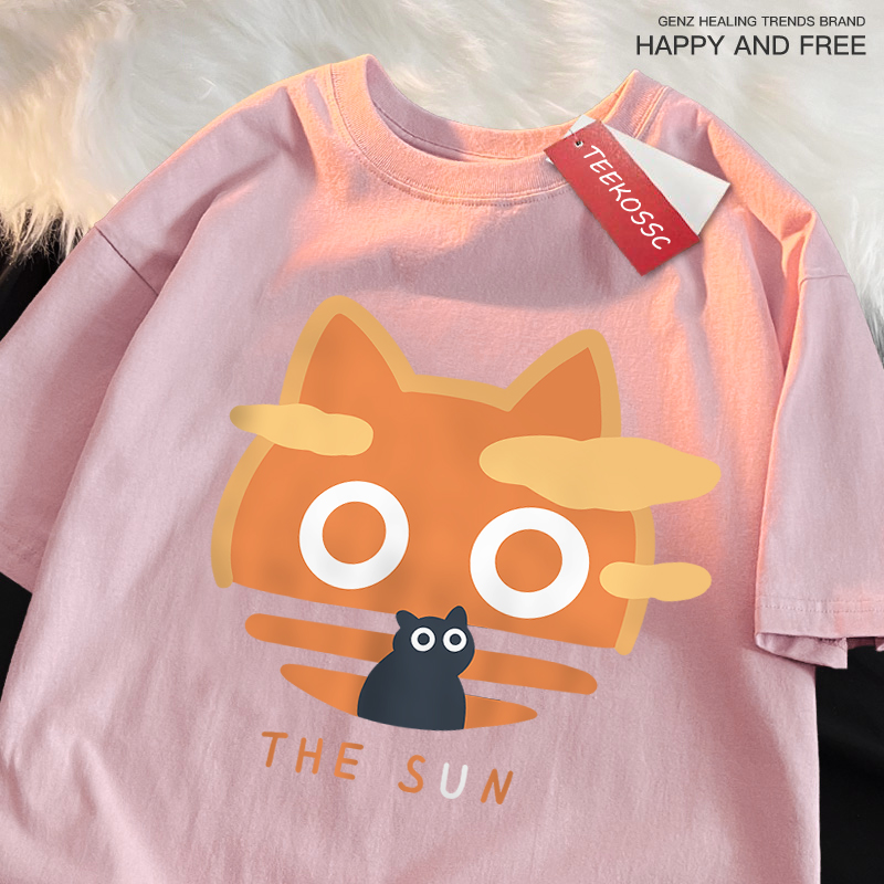 The Sun Orange Cat Fun Japanes – Streetwear Brand Cat recenzja i cena