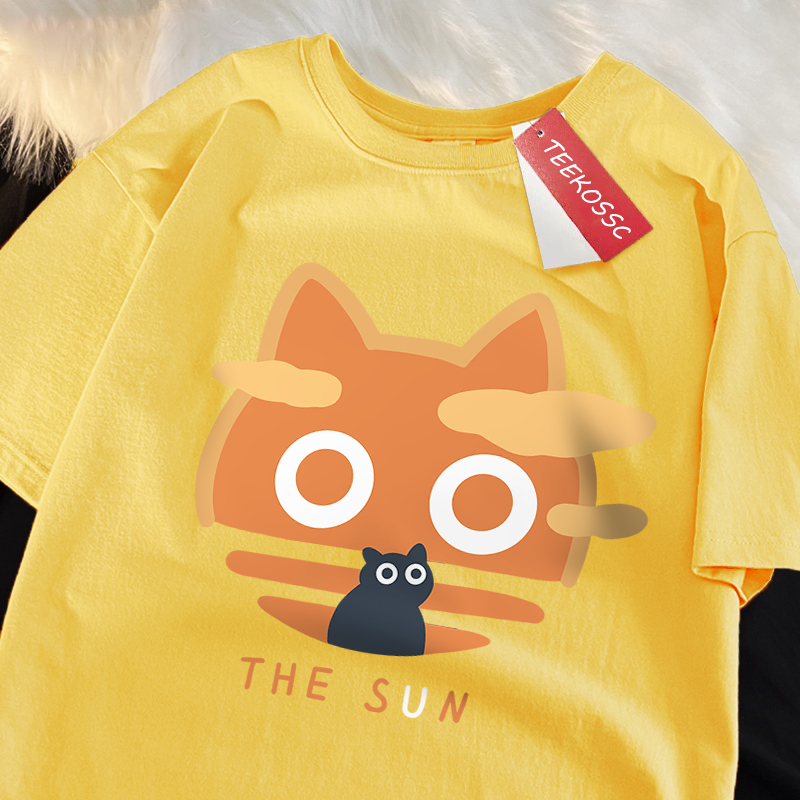 The Sun Orange Cat Fun Japanes – Streetwear Brand Cat recenzja i cena